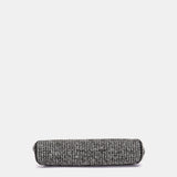 Schwarz marmorierte Party-Clutch