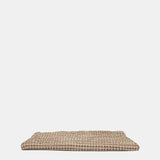 Bolso de fiesta en malla metálica beige