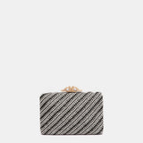Schwarze Party-Clutch