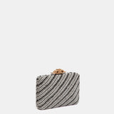Schwarze Party-Clutch