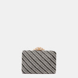 Schwarze Party-Clutch