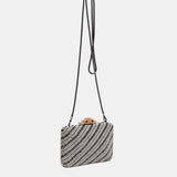 Schwarze Party-Clutch
