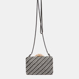 Schwarze Party-Clutch