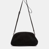 Bolso de fiesta con strass  en negro