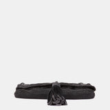 Bandolera de malla metálica negra