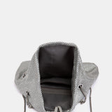 Bandolera de malla metálica plata