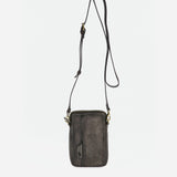 Bolso para el móvil de mujer de piel verde