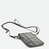 Bolso para el móvil de mujer de piel verde