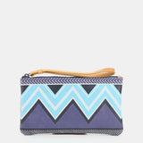 Neceser de mujer con print geométrico en lila