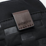 Bolso para el móvil de mujer en nylon acolchado negro