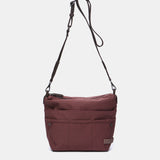 Organizador para bolso en materiales reciclados burdeos