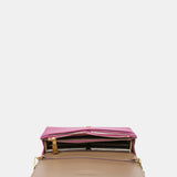 Bandolera mini en fucsia