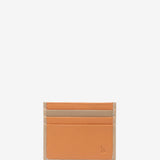 Orange leather card holder