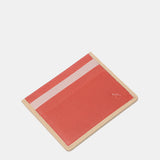 Kartenetui aus Koralleleder.