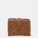 Small wallet in cognac leather