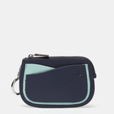 Blauer Leder Geldbeutel