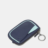 Blauer Leder Geldbeutel