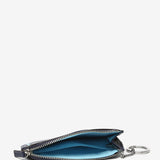 Blue leather wallet