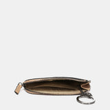 Camel leather card holder