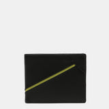 Cartera de hombre de piel con protección RFID en negro