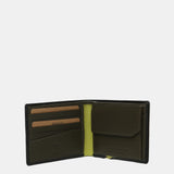 Cartera de hombre de piel con protección RFID en negro