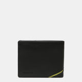 Cartera de hombre de piel con protección RFID en negro