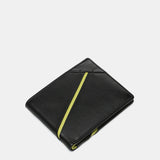 Cartera de hombre de piel con protección RFID en negro