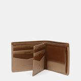 Cartera de hombre de piel con protección RFID en cognac