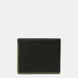 Cartera de hombre de piel con protección RFID en negro