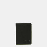 Cartera de hombre de piel con protección RFID en negro