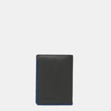 Cartera de hombre de piel con protección RFID en gris