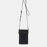 Bolso para el móvil en piel negra
