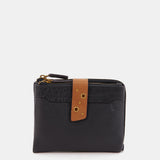 Cartera pequeña en piel negra