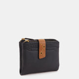 Cartera pequeña en piel negra