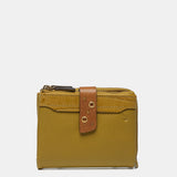 Cartera pequeña en piel ámbar