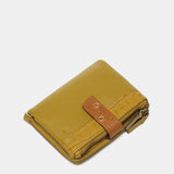 Cartera pequeña en piel ámbar