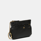 Black leather wallet