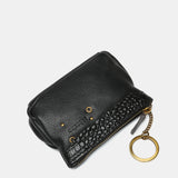 Black leather wallet