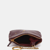 Burgundy leather wallet