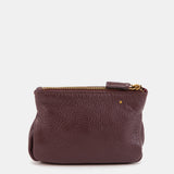 Burgundy leather wallet