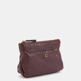 Burgundy leather wallet