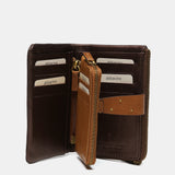Medium bronze leather wallet