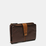 Medium bronze leather wallet