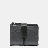 Small silver leather wallet