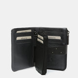 Small silver leather wallet