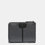 Small silver leather wallet