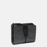 Small silver leather wallet