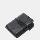 Small silver leather wallet