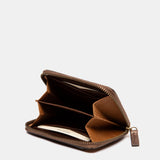 Bronze leather card holder