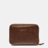 Bronze leather card holder